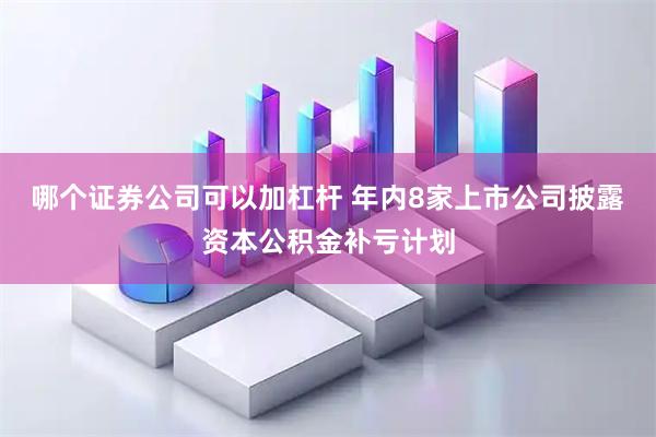 哪个证券公司可以加杠杆 年内8家上市公司披露资本公积金补亏计划