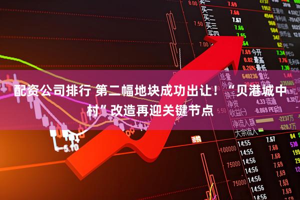 配资公司排行 第二幅地块成功出让！“贝港城中村”改造再迎关键节点